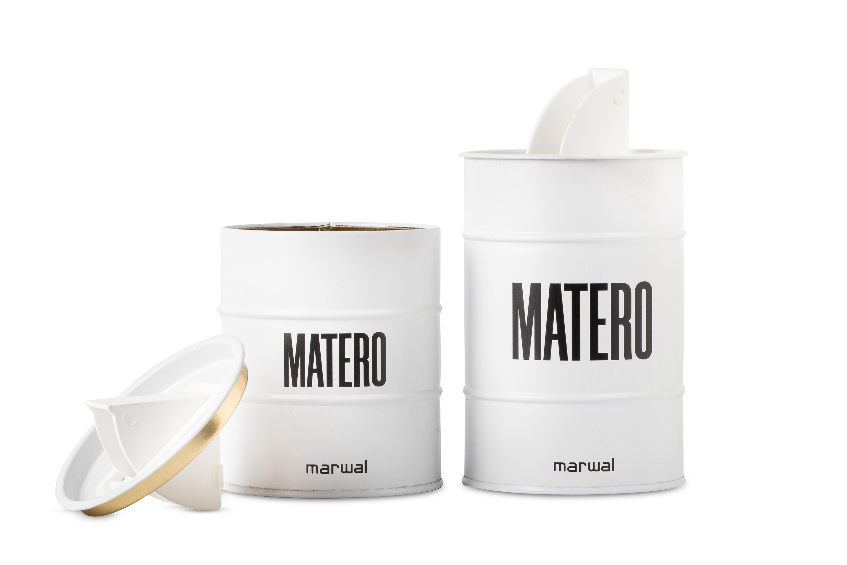 JUEGO LATA MATERO BLANCO