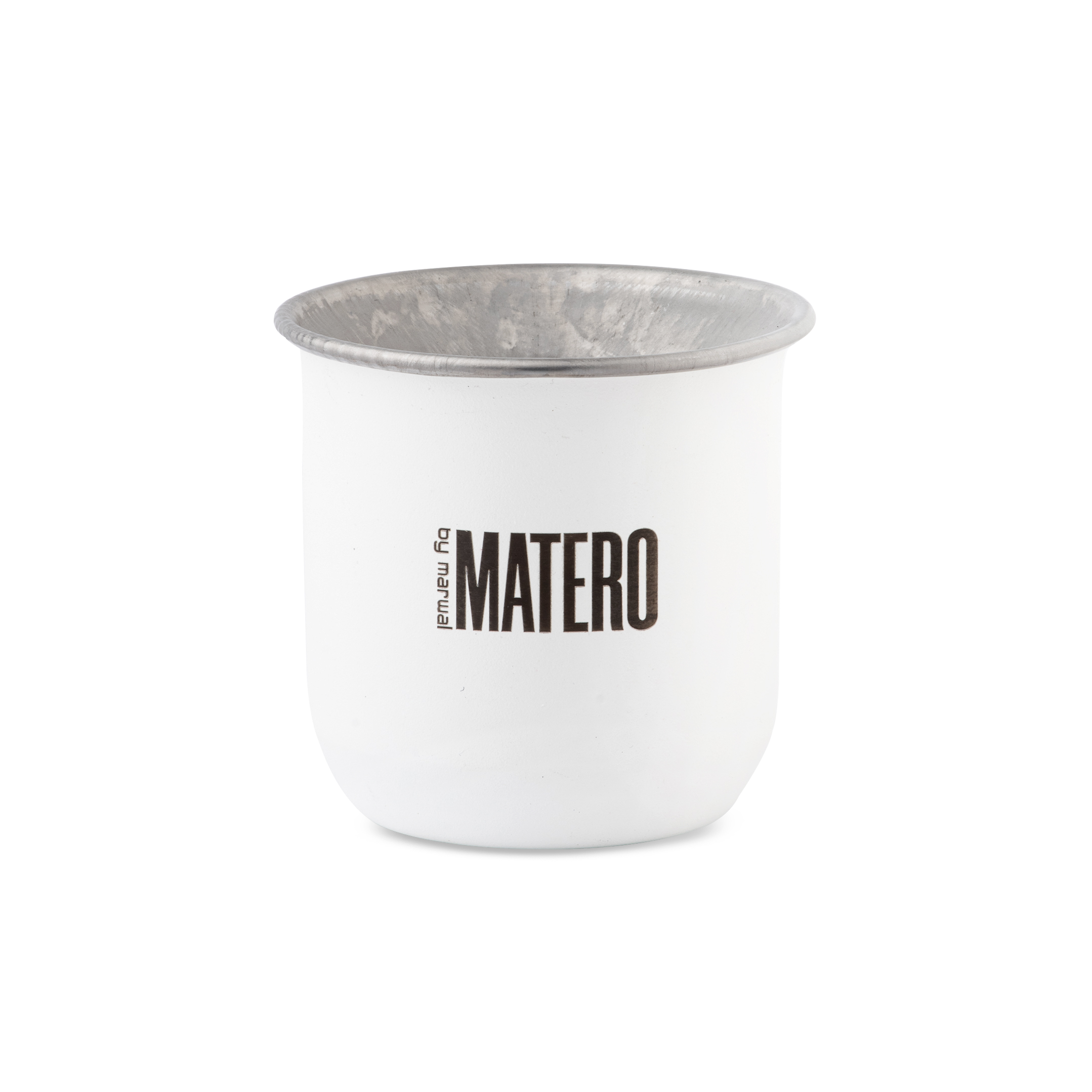 MATE TERMICO ACERO MATERO GRABADO BLANCO 2