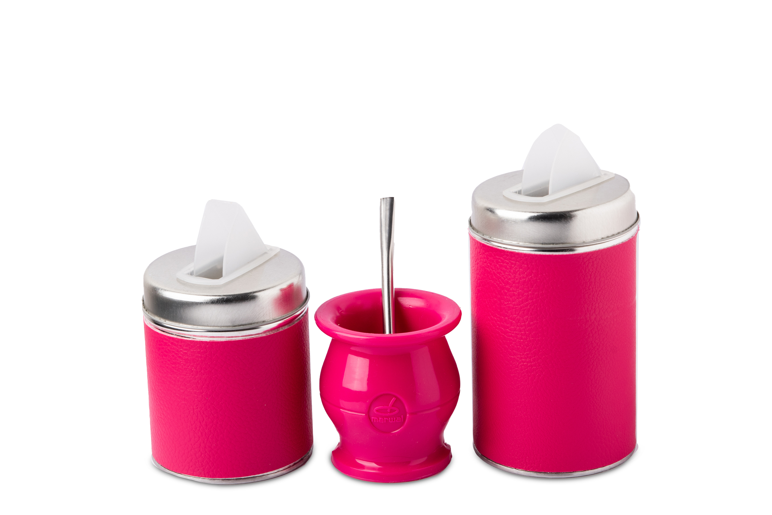SET MATERO LISO 2 LATAS + MATE CON PACKAGING 3