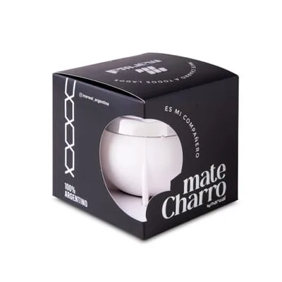 MATE CHARRO EN CAJA BLANCO