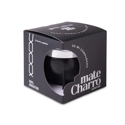 MATE CHARRO EN CAJA NEGRO