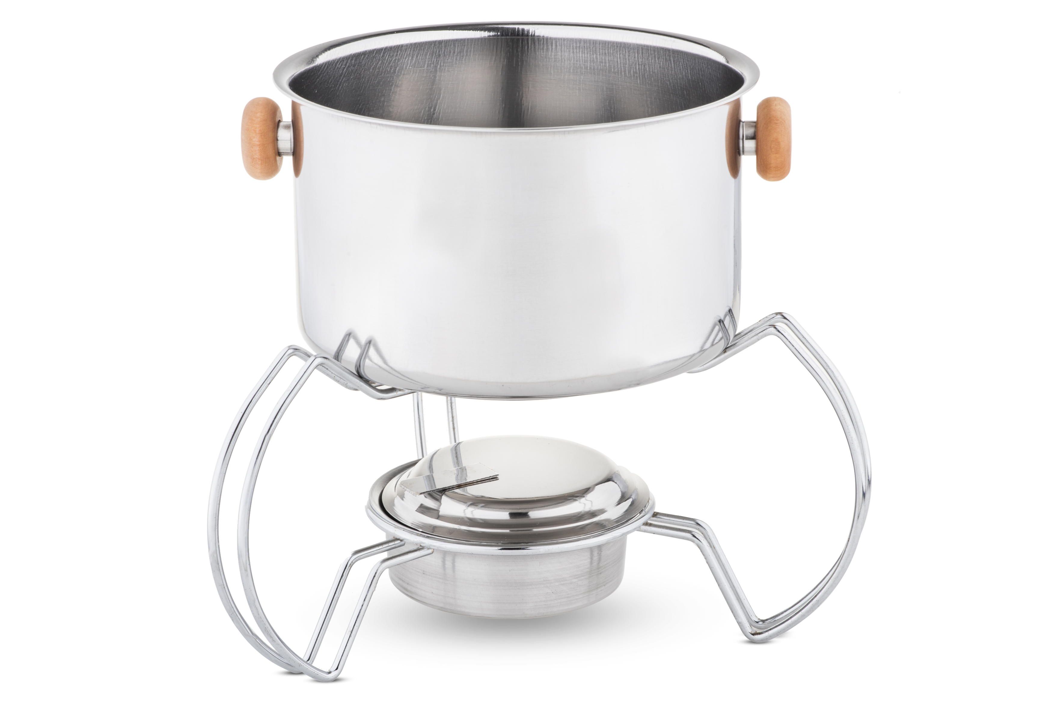 FONDUE RECTO CON PERILLAS DE MADERA 2